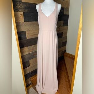 Show Me Your Mumu Dusty Rose Evening Bridesmaid Prom Maxi Dress, Size XL